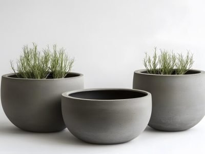 indoor-scene-with-round-concrete-pots-containing-leafy-greens-herbs-wooden-table_824086-7664
